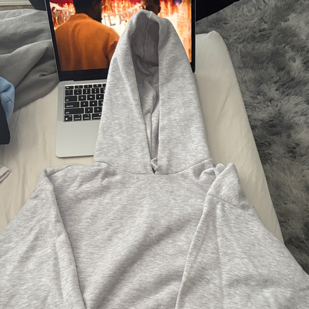 SKIMS Gray Hoodie Jacket